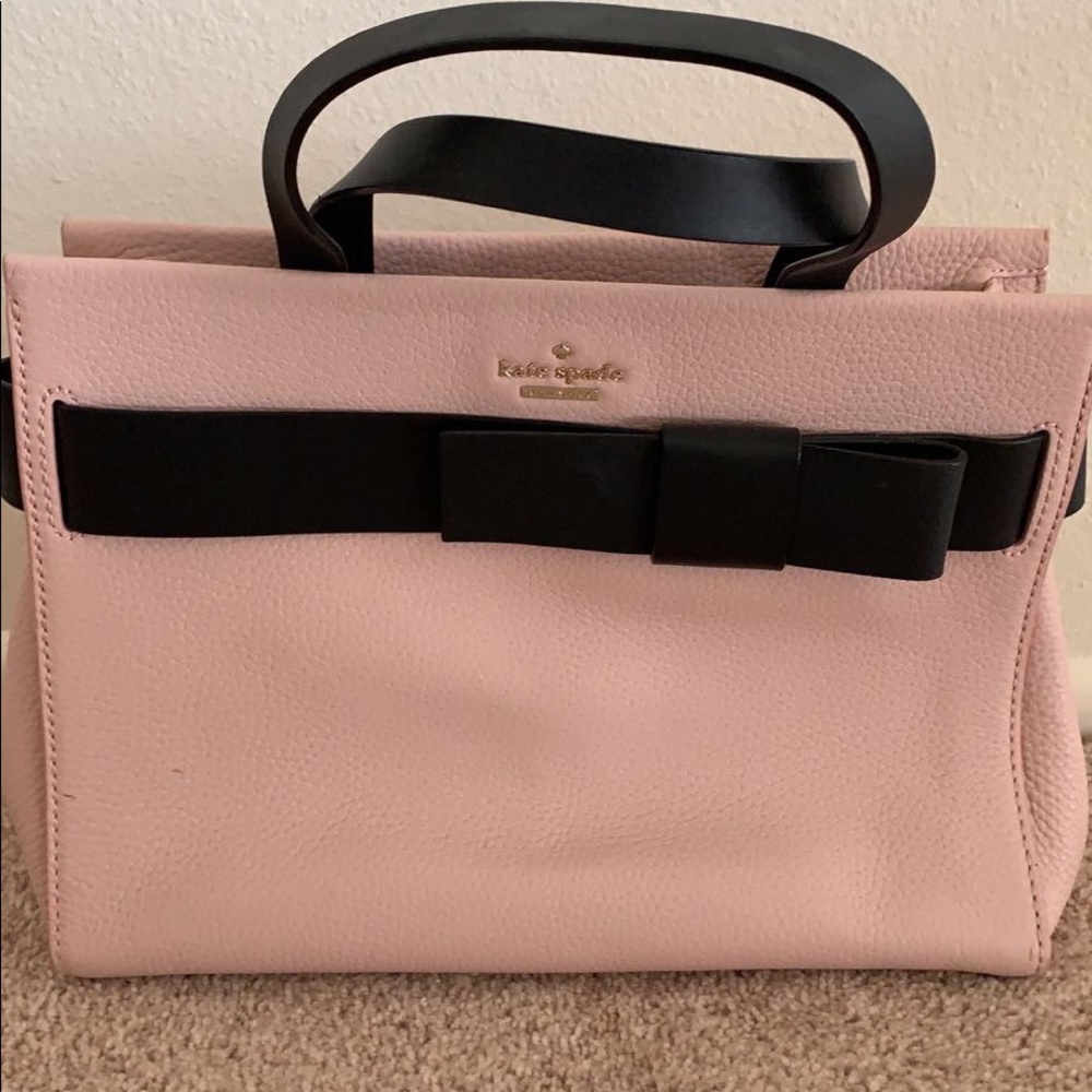 Kate spade black pink tote